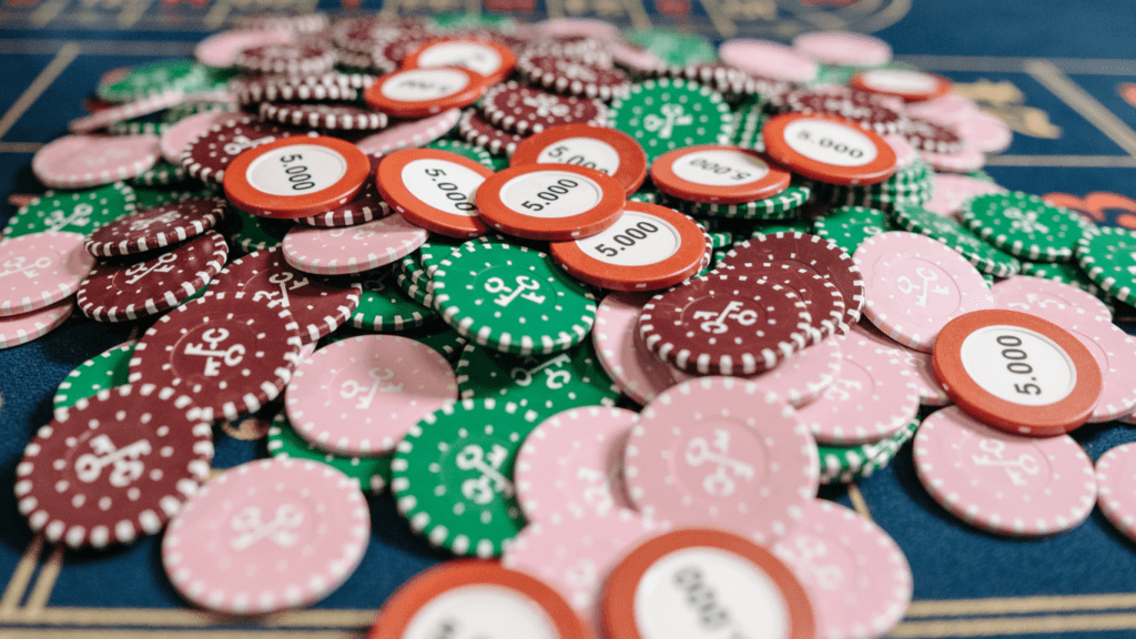 Pile of Casino chips