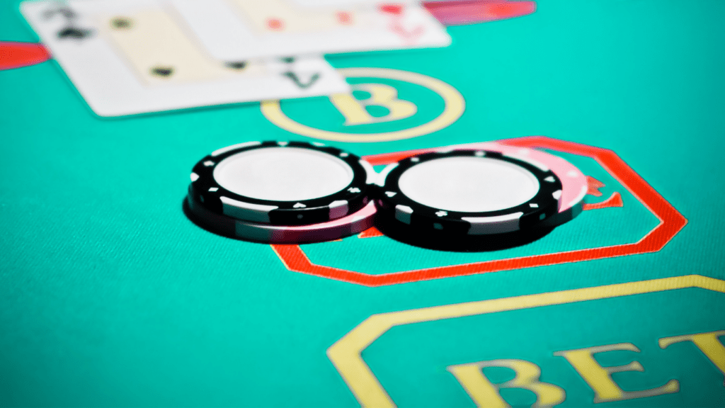 Casino Chips on the table