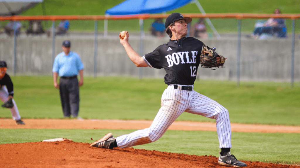 Man  playing Baseball