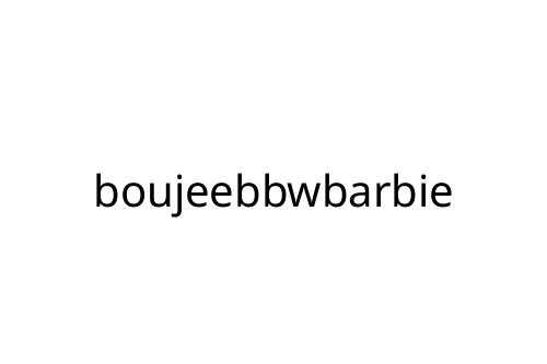 boujeebbwbarbie