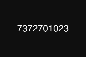 7372701023