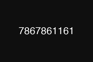 7867861161